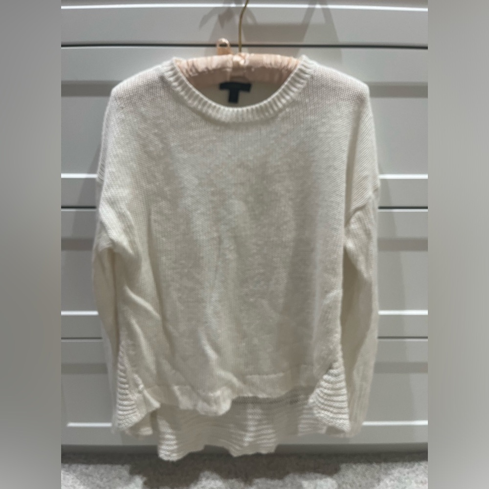J.Crew Linen Tunic Beach Sweater Medium